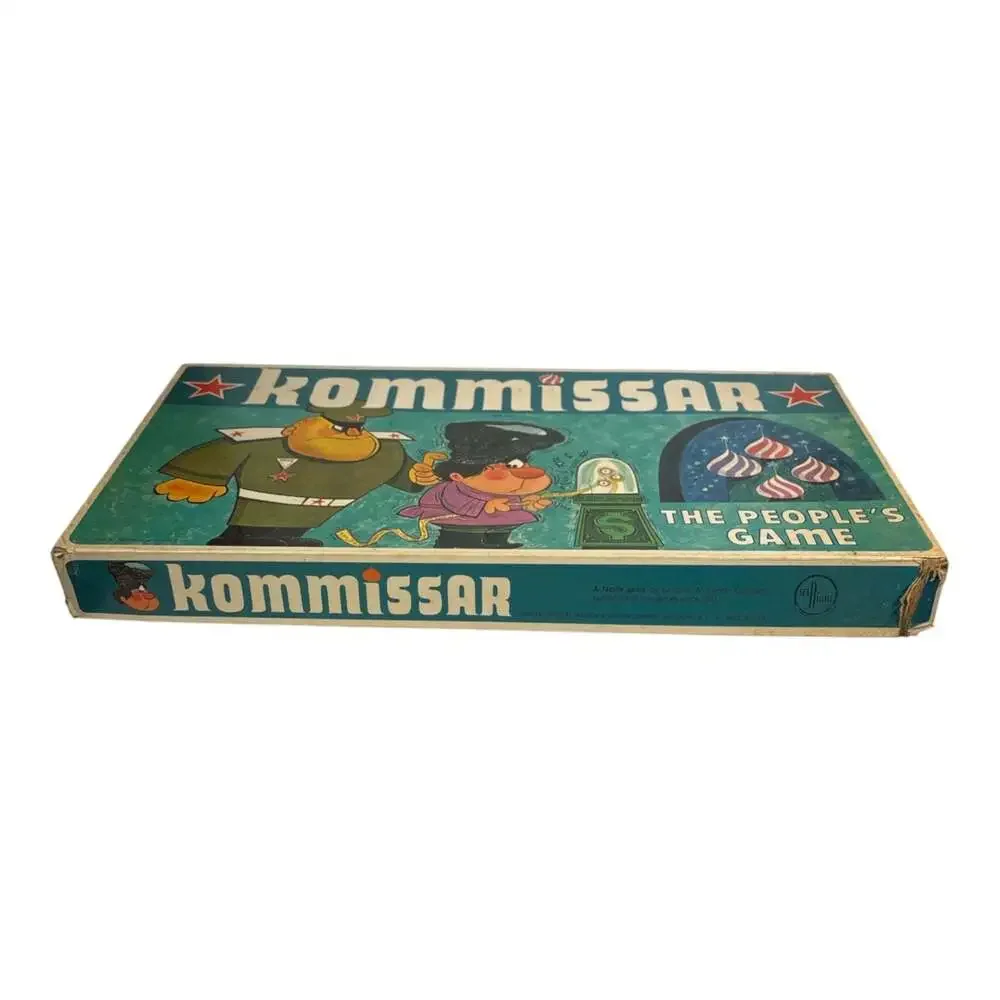 Vintage 1966 Kommissar The People's Game Board Game by Selchow & Righter